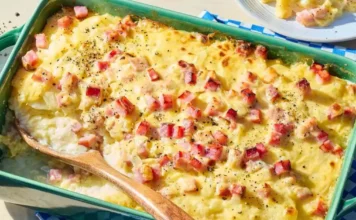 Ham and Potatoes Au Gratin Au Gratin Potato Casserole Recipe with Ham