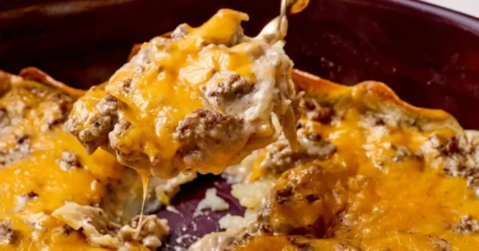Cheesy Ground Beef and Potatoes