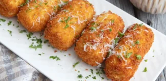 Crocchette Di Patate: Cheese-Filled Italian Croquettes Crispy Italian Potato Croquettes