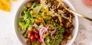 Crispy Potato Taco Bowls Crispy Potato Taco Bowl