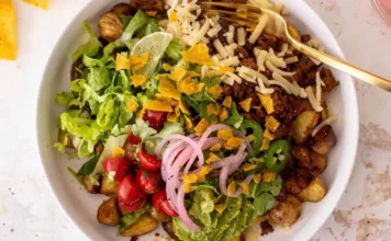 Crispy Potato Taco Bowls Crispy Potato Taco Bowl