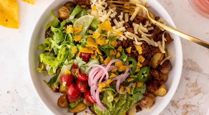 Crispy Potato Taco Bowls Crispy Potato Taco Bowl