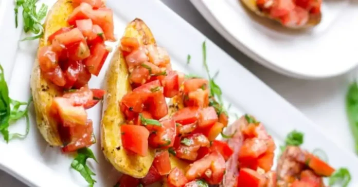 Fingerling Potato Bruschetta