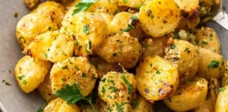 Garlic Parmesan Roasted Potato Bites Garlic Parmesan Roasted Potato Bites
