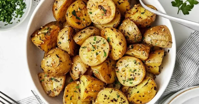 Italian Oven Roasted Baby Potatoes