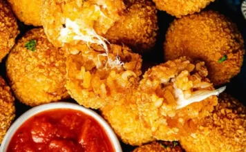 Italian Potato Arancini Bites Italian Potato Arancini Bites