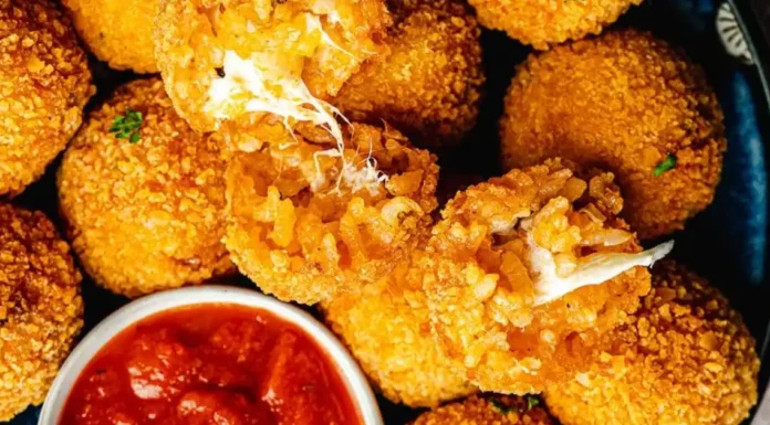 Italian Potato Arancini Bites Italian Potato Arancini Bites