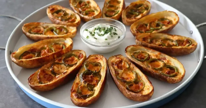 Jalapeno Popper Potato Skins