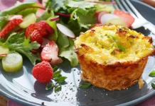 Mini Ricotta & Potato Frittatas: Easy Baked Breakfast Bites Mini Ricotta & Potato Frittatas
