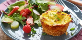 Mini Ricotta & Potato Frittatas: Easy Baked Breakfast Bites Mini Ricotta & Potato Frittatas