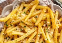 Parmesan Truffle Fries: Crispy and Flavorful Potato Treats Parmesan Truffle Fries