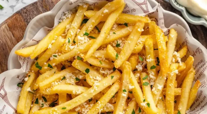 Parmesan Truffle Fries: Crispy and Flavorful Potato Treats Parmesan Truffle Fries