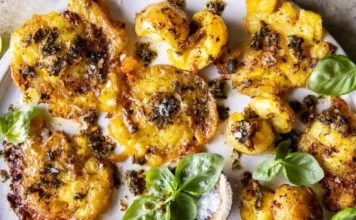 Roasted Garlic Butter Smashed Potatoes Roasted Garlic Butter Smashed Potatoes