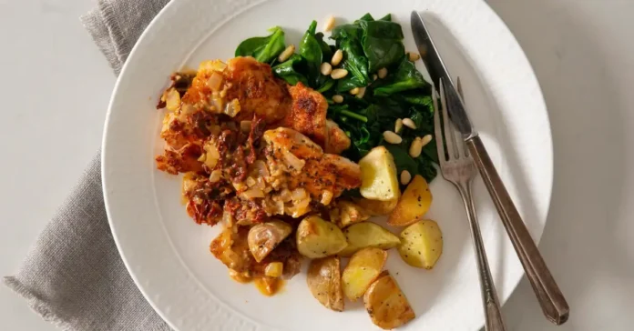 Tuscan Chicken And Potatoes